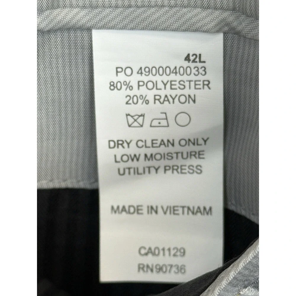 Michael Kors Mens 42L Navy Blue 2-Button‎ Blazer Sport Coat Preppy